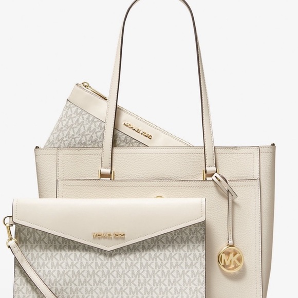 $548. 3 pcs Michael Kors Large Pebbled Leather 3-in-1 - Picture 6 of 11